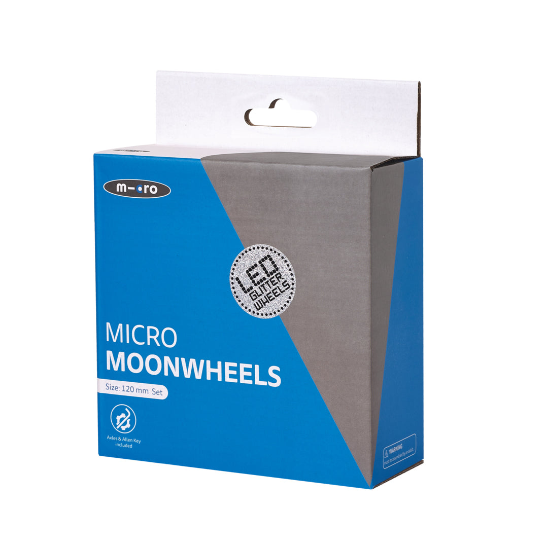 Set de Ruedas Led GLITTER 120mm Mini y Sprite (2 un) / 4300B Repuesto Micro
