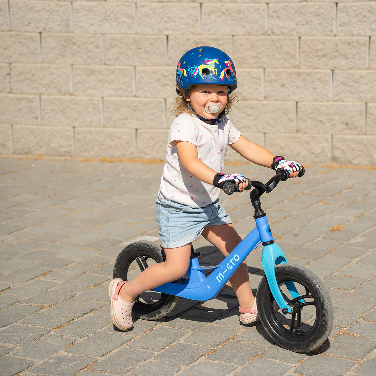Micro Bicicleta Equilibrio Azul