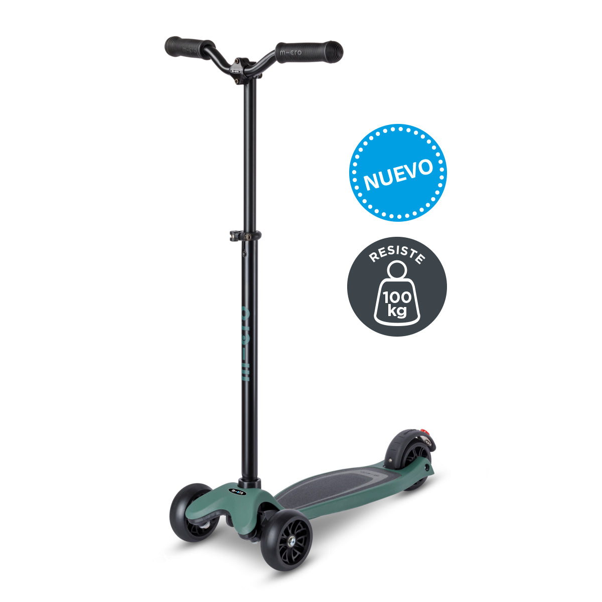 Micro Scooter Adolescentes Kickboard Verde