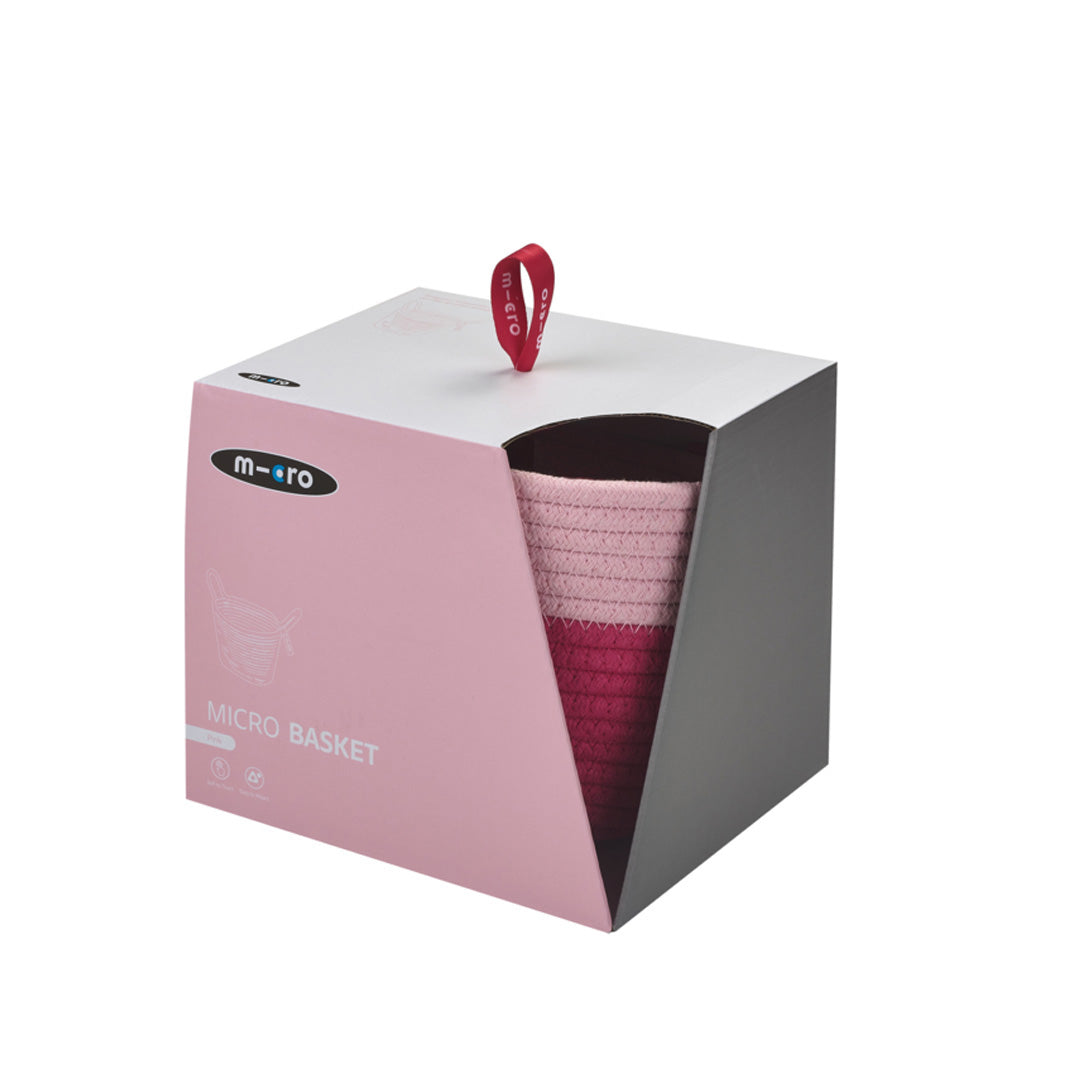 Canasto Rosado de algodón / AC4804 Accesorio Micro