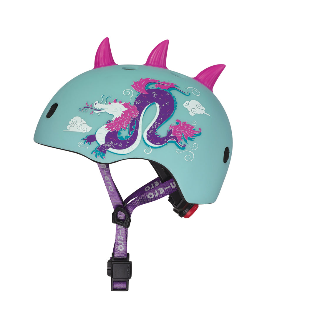 Micro Casco Niña Dragón 3D M