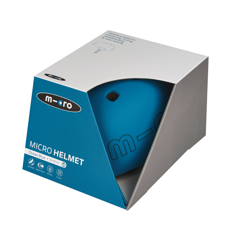 Micro Casco Celeste M