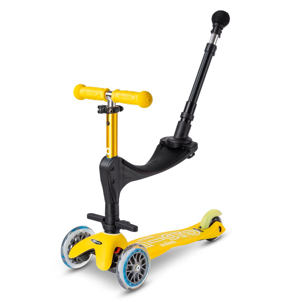 PREVENTA Micro Scooter Mini Deluxe 3en1 Amarillo