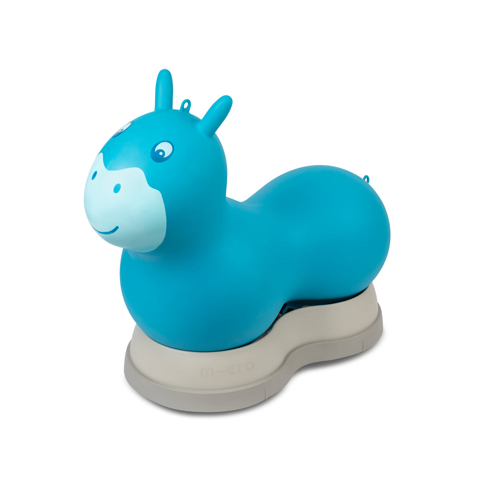 Micro Correpasillo Saltarín Inflable Azul