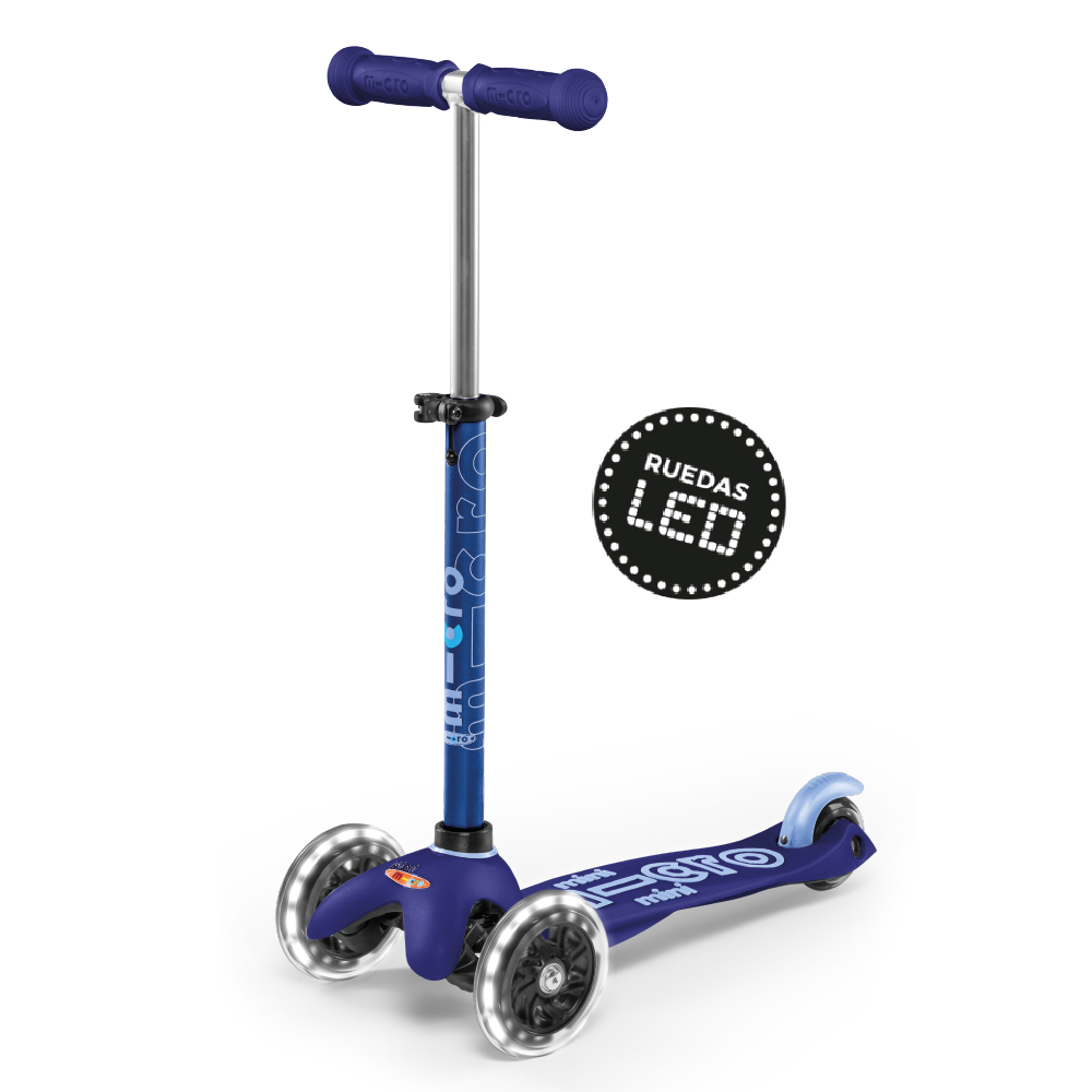 Micro Scooter Mini Deluxe LED Azul