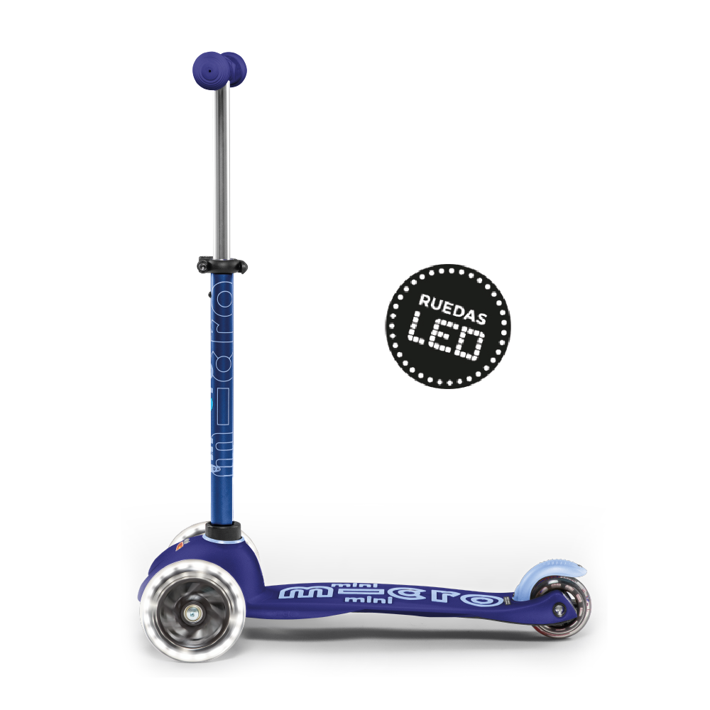 Micro Scooter Mini Deluxe LED Azul