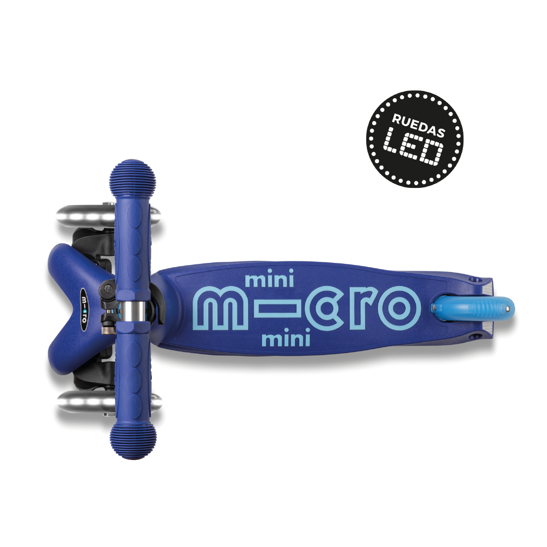 Micro Scooter Mini Deluxe LED Azul