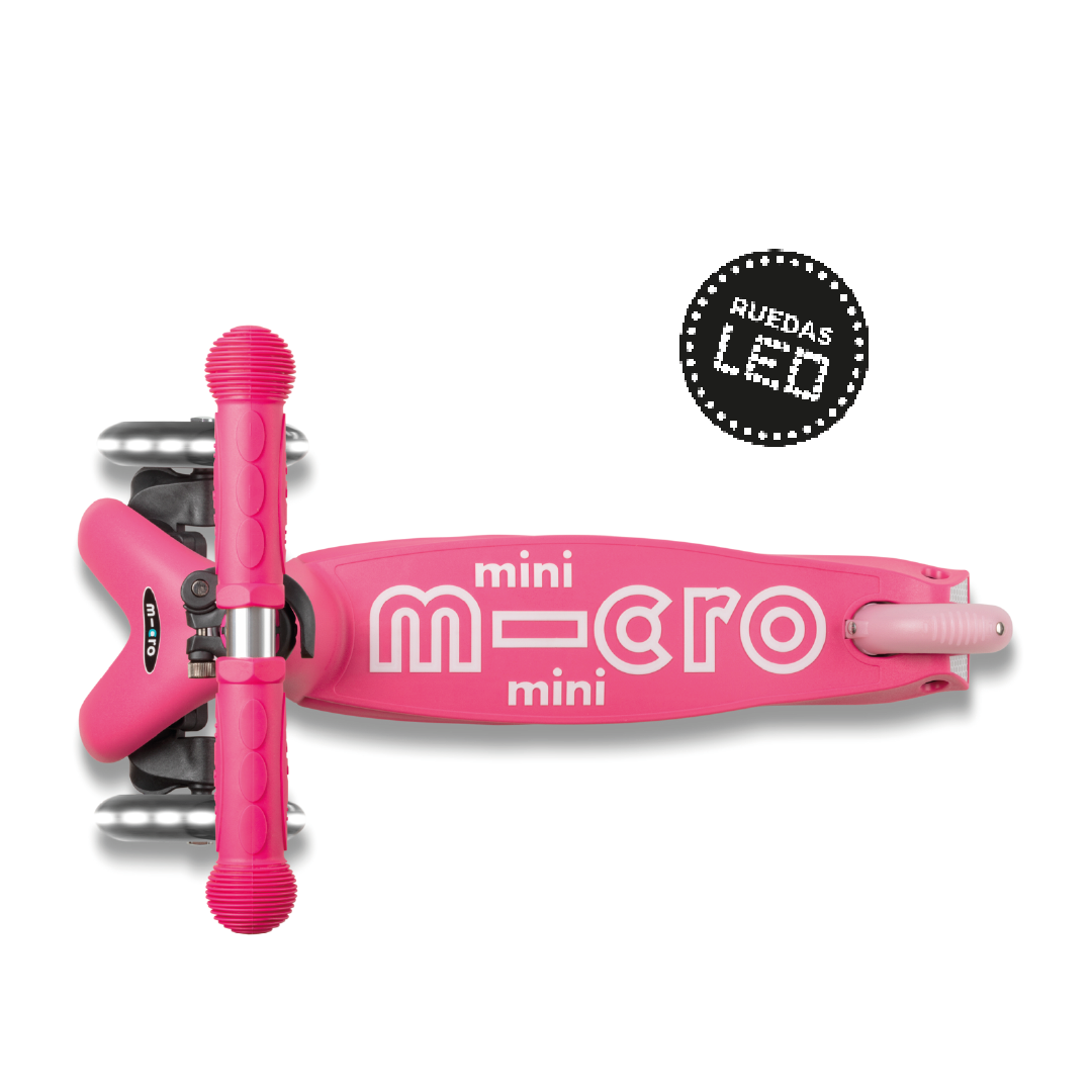Micro Scooter Mini Deluxe LED Rosado