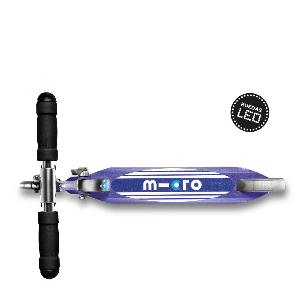 Micro Scooter Sprite LED Azul Líneas