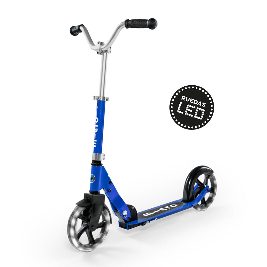 Micro Scooter Crucero LED Azul