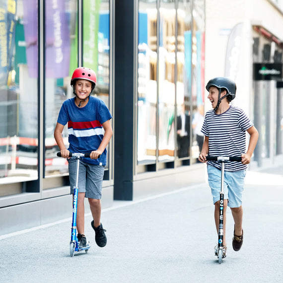 Micro Scooter Sprite Azul Lineas
