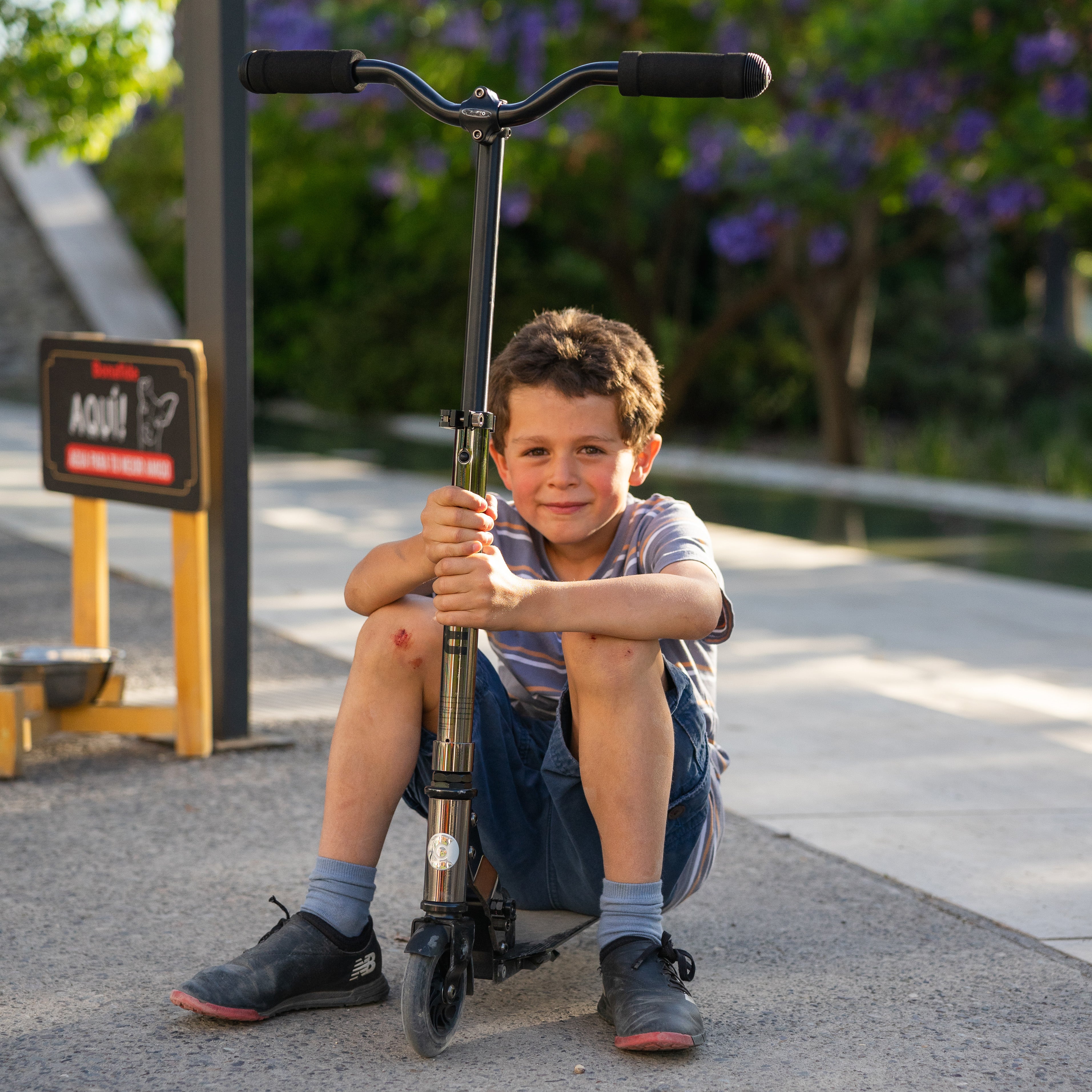 Micro Scooter Sprite LED Neochrome Negro