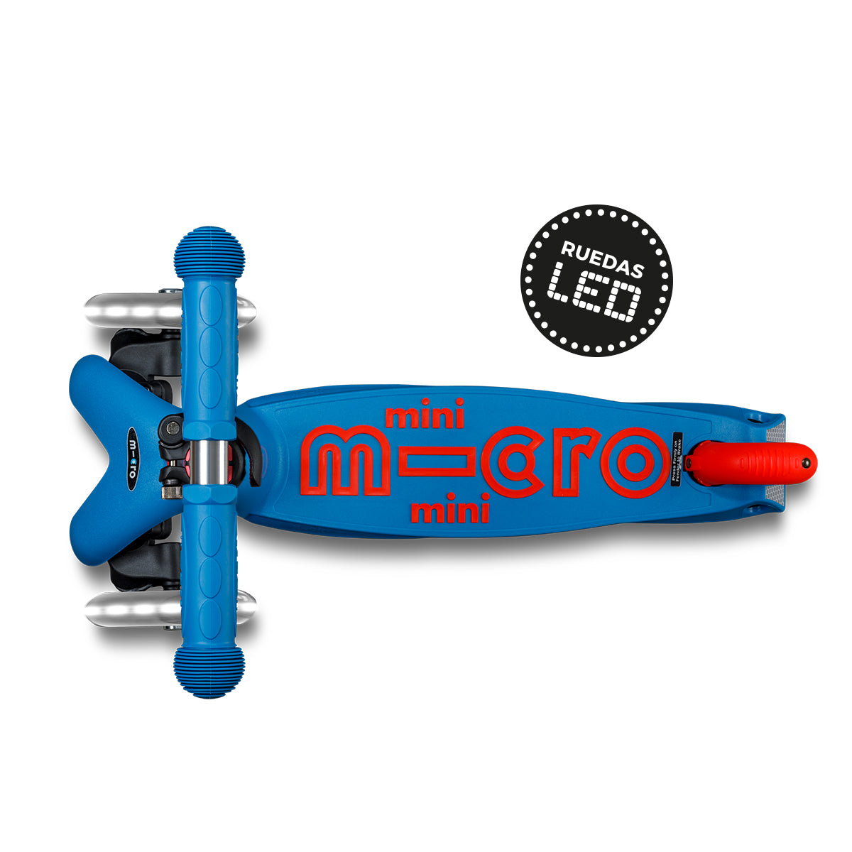 PREVENTA Micro Scooter niños Mini Led Plegable 3 ruedas Neón Naranjo Aqua