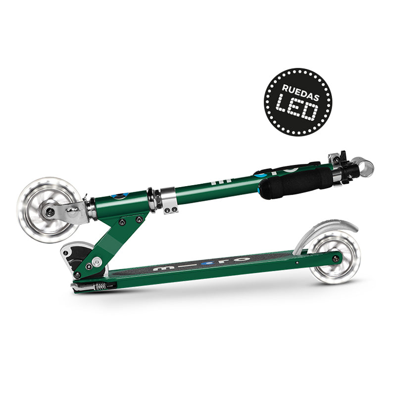 Micro Scooter Sprite LED Verde botella