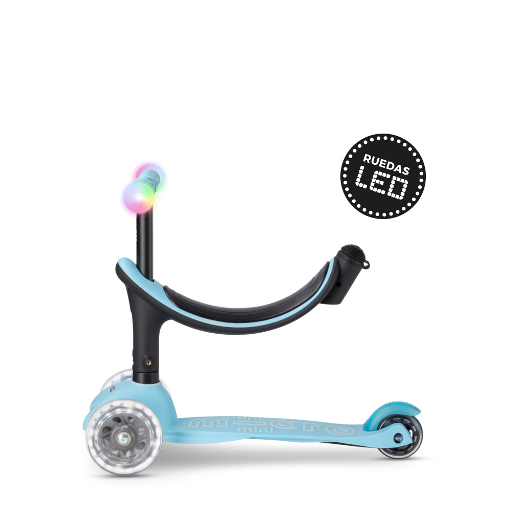 Micro Scooter Mini2grow LED Magic Celeste