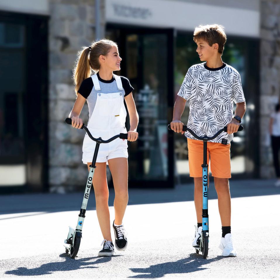 Micro Scooter Adolescentes Speed Deluxe Aqua CAJA ROTA