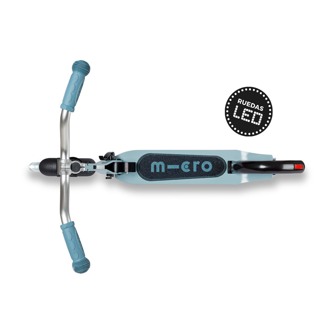 Micro Scooter Crucero LED Celeste