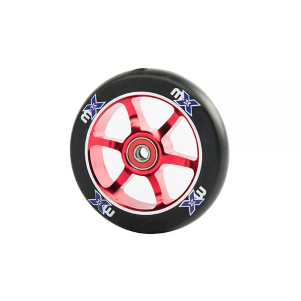 MX1204 Repuesto Freestyle / Rueda Negra-Roja 100mm