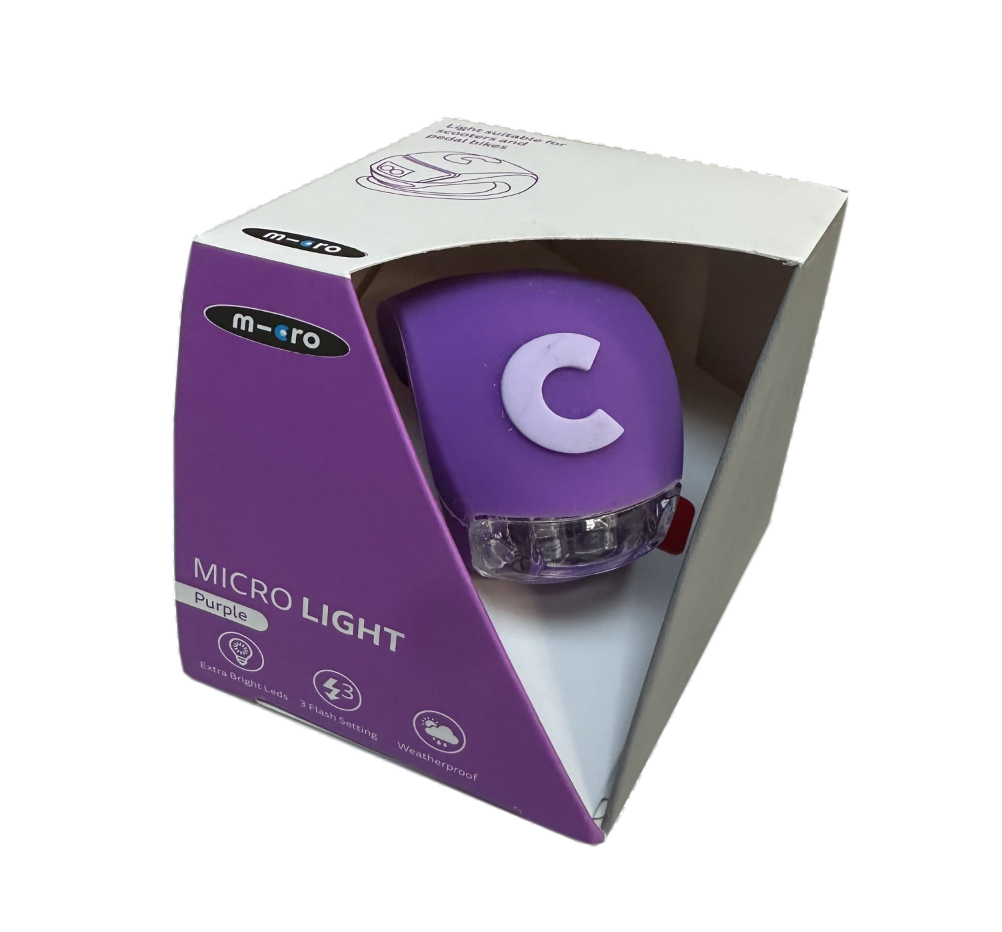 Luz delantera morada para Scooters / Accesorio Micro