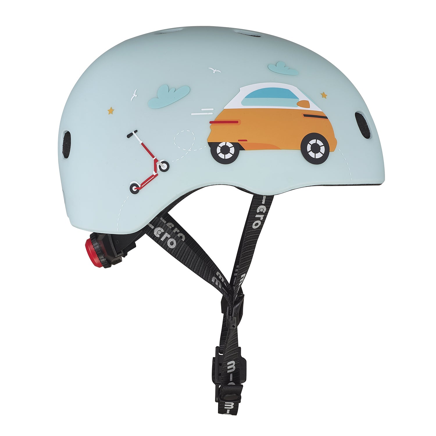 Micro Casco para Bicicleta y Scooters Auto Talla M