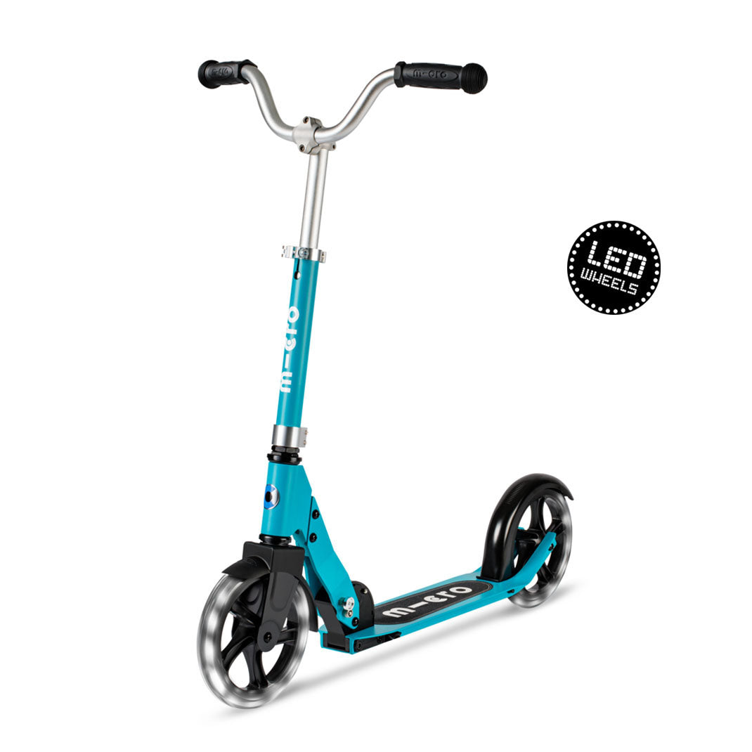 Micro Scooter Adolescentes Crucero LED Aqua