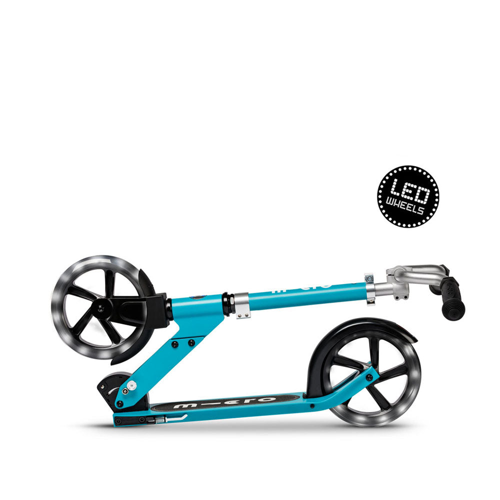 Micro Scooter Adolescentes Crucero LED Aqua