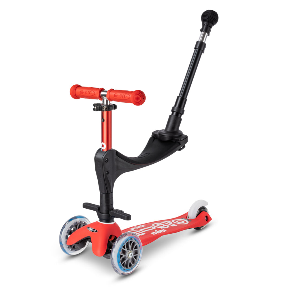 Micro Scooter Mini Deluxe 3en1 Rojo