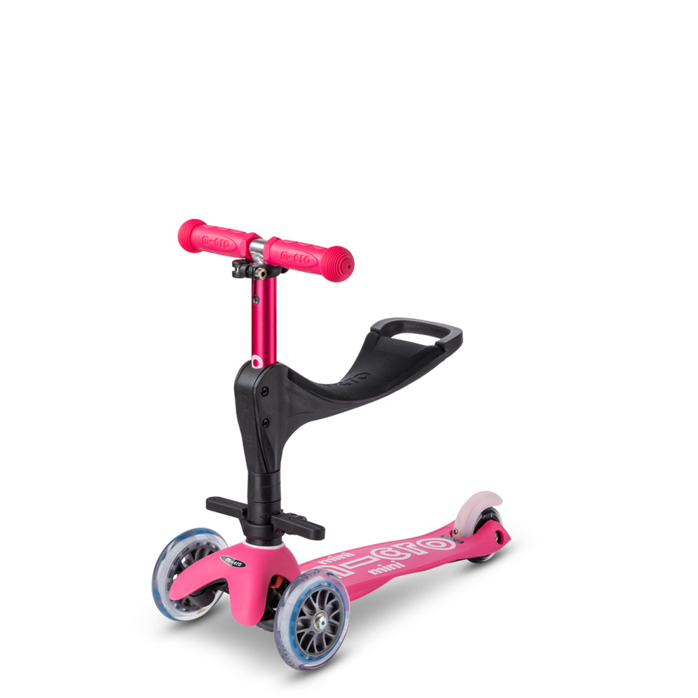 Micro Scooter Mini Deluxe 3en1 Rosado