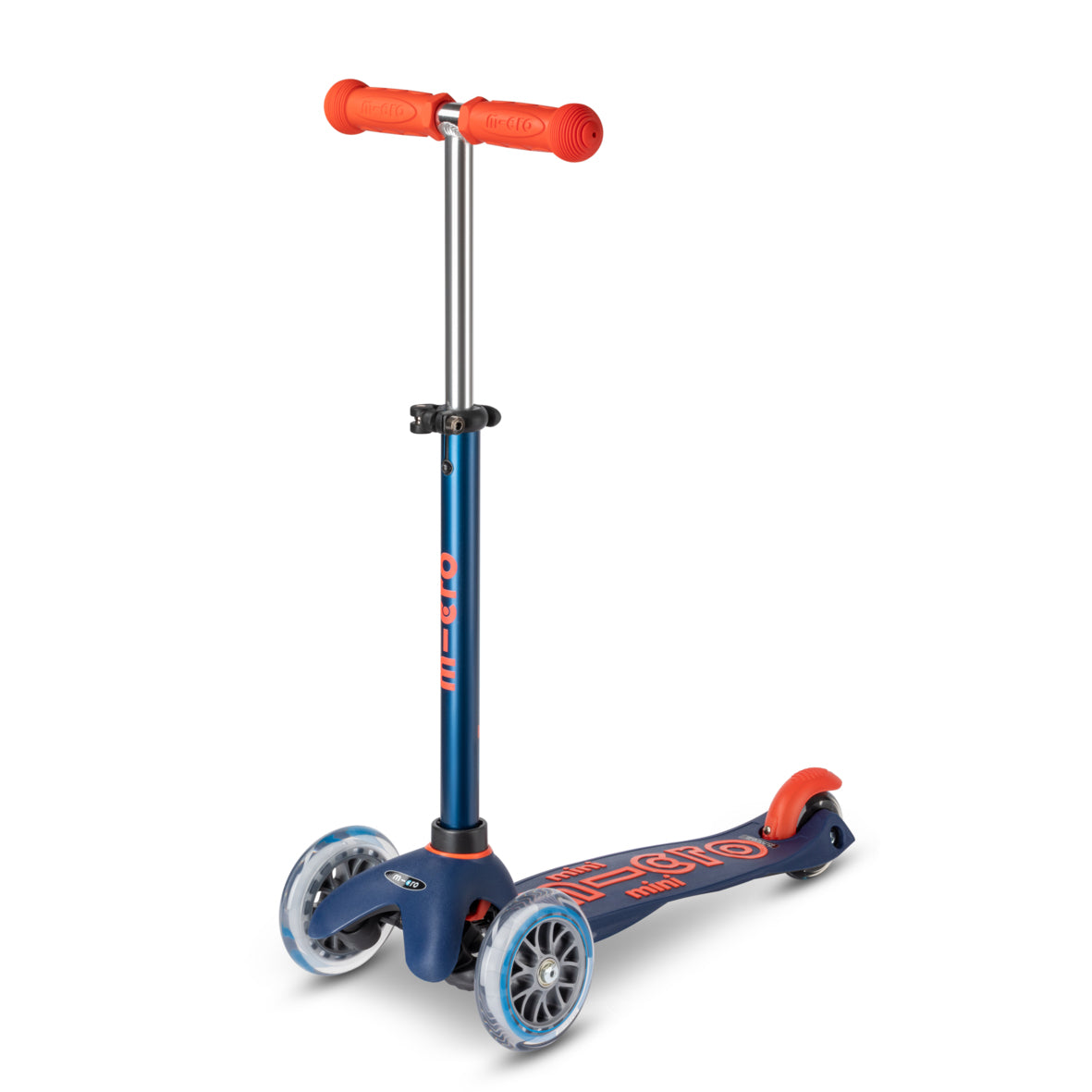 Micro Scooter Mini Deluxe Azul Marino - Rojo