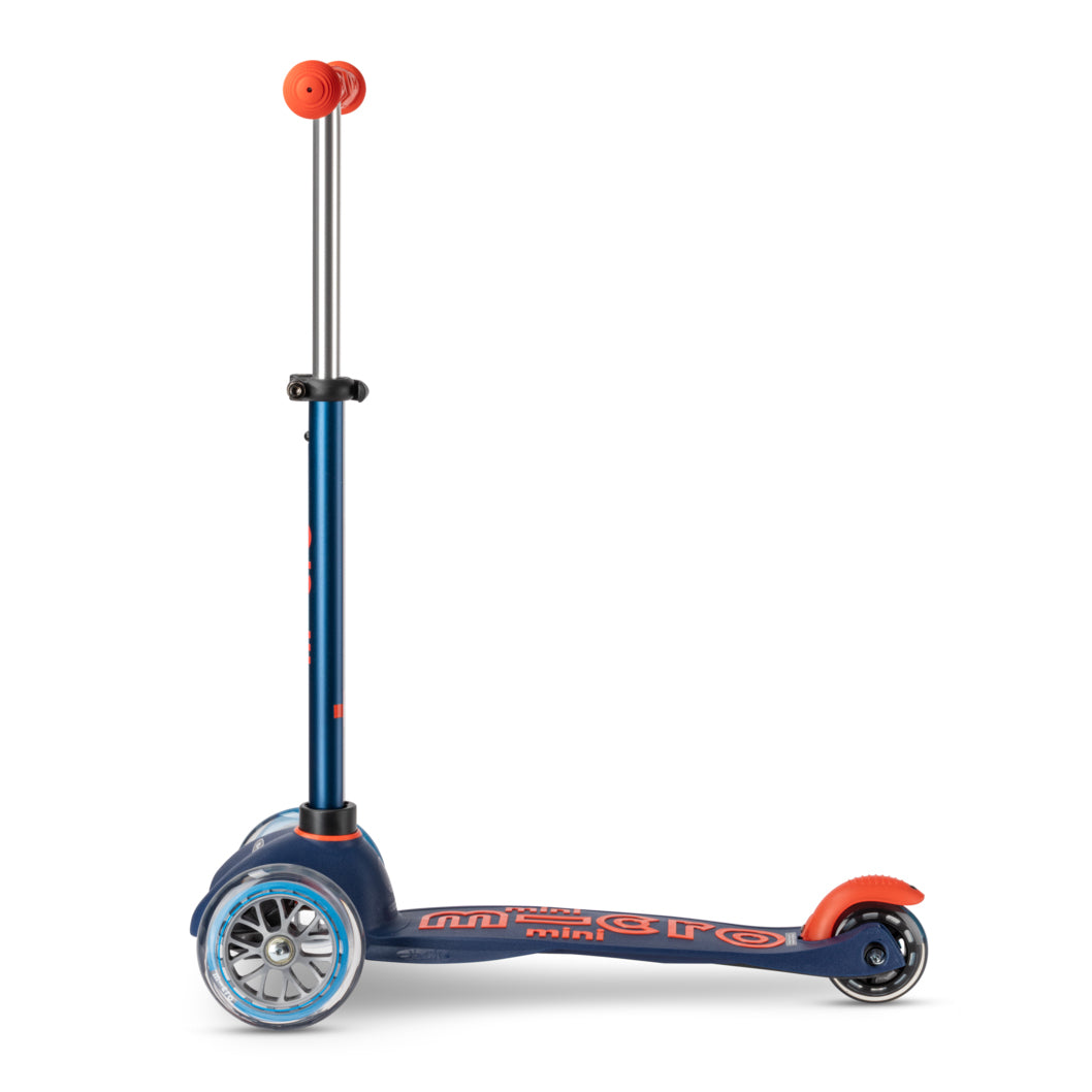 Micro Scooter Mini Deluxe Azul Marino - Rojo