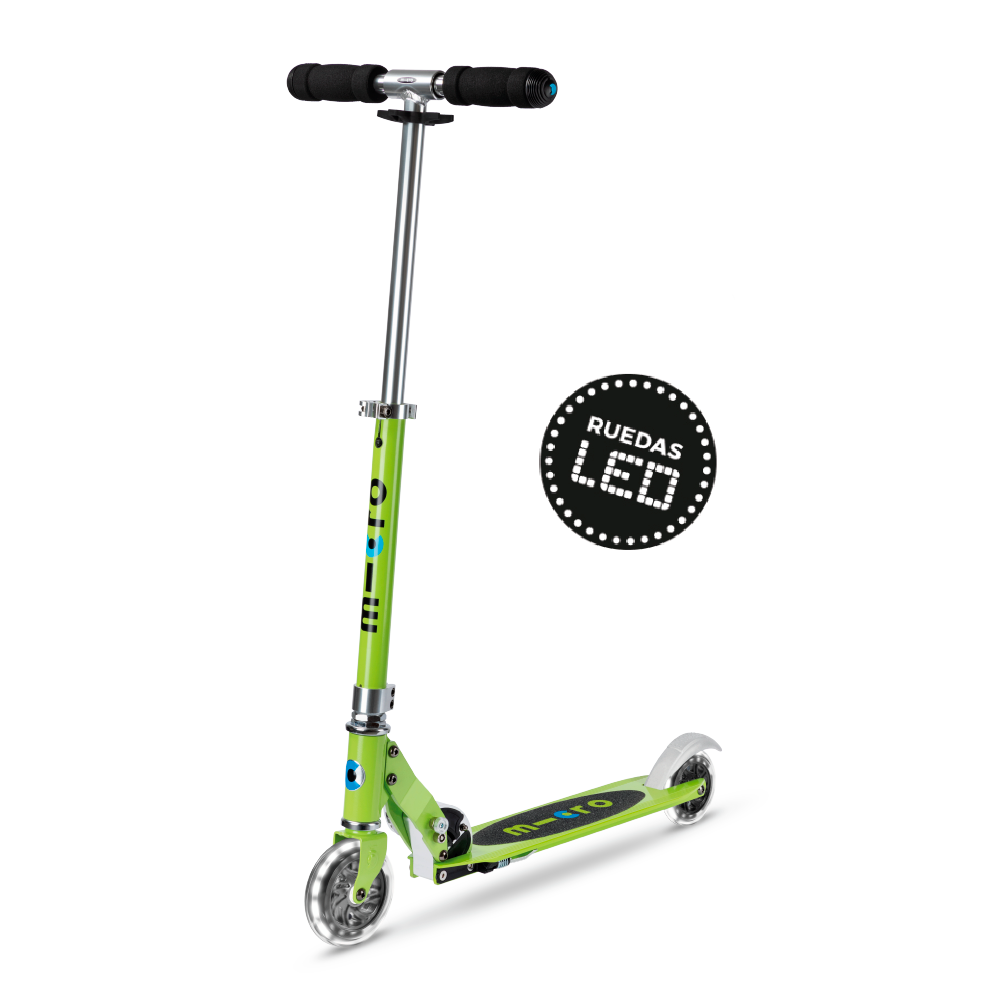 Micro Scooter Sprite LED Verde Limón