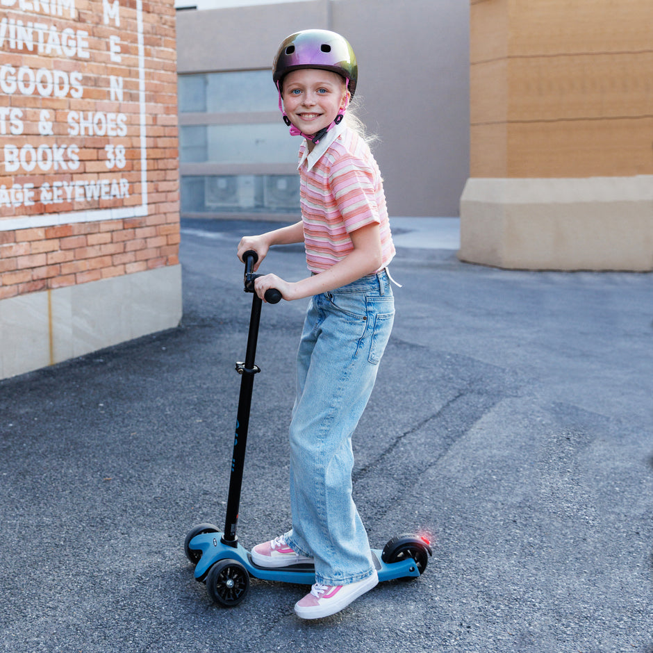 Micro Scooter Adolescentes Kickboard Celeste