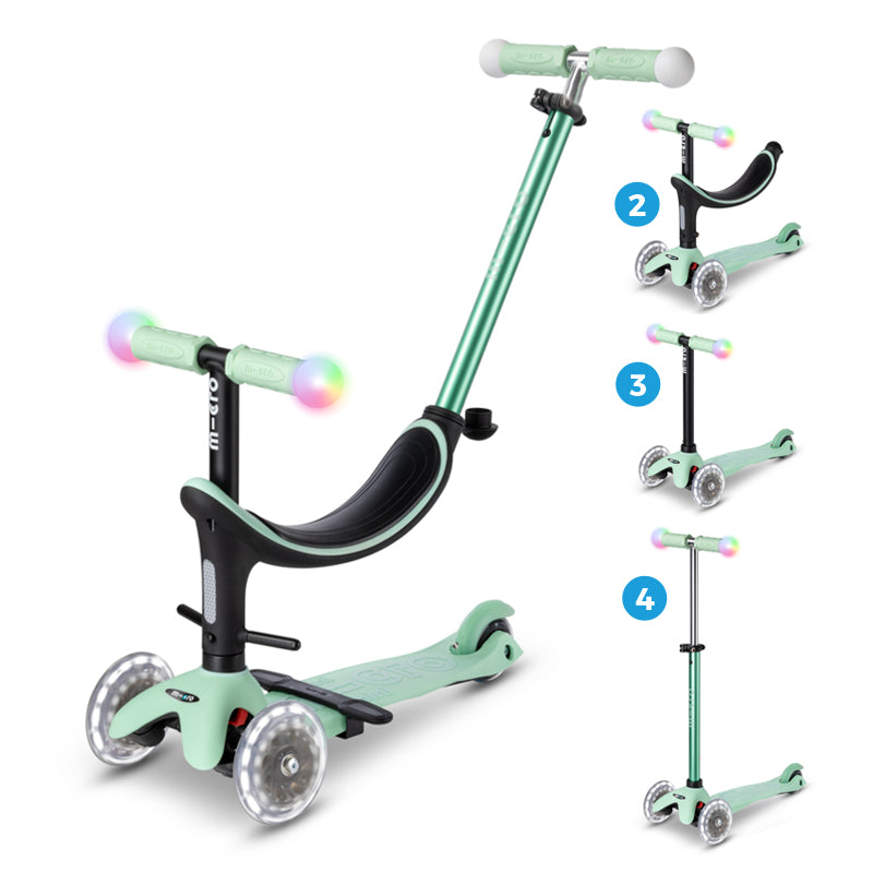 Micro Scooter Mini2grow LED Magic Menta