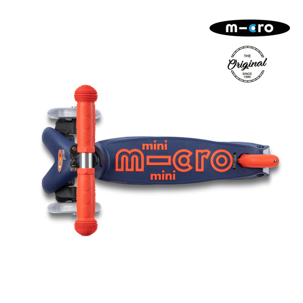Micro Scooter Mini Deluxe PLEGABLE Azul Marino
