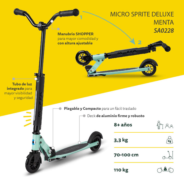 Micro Scooter Sprite DELUXE Menta