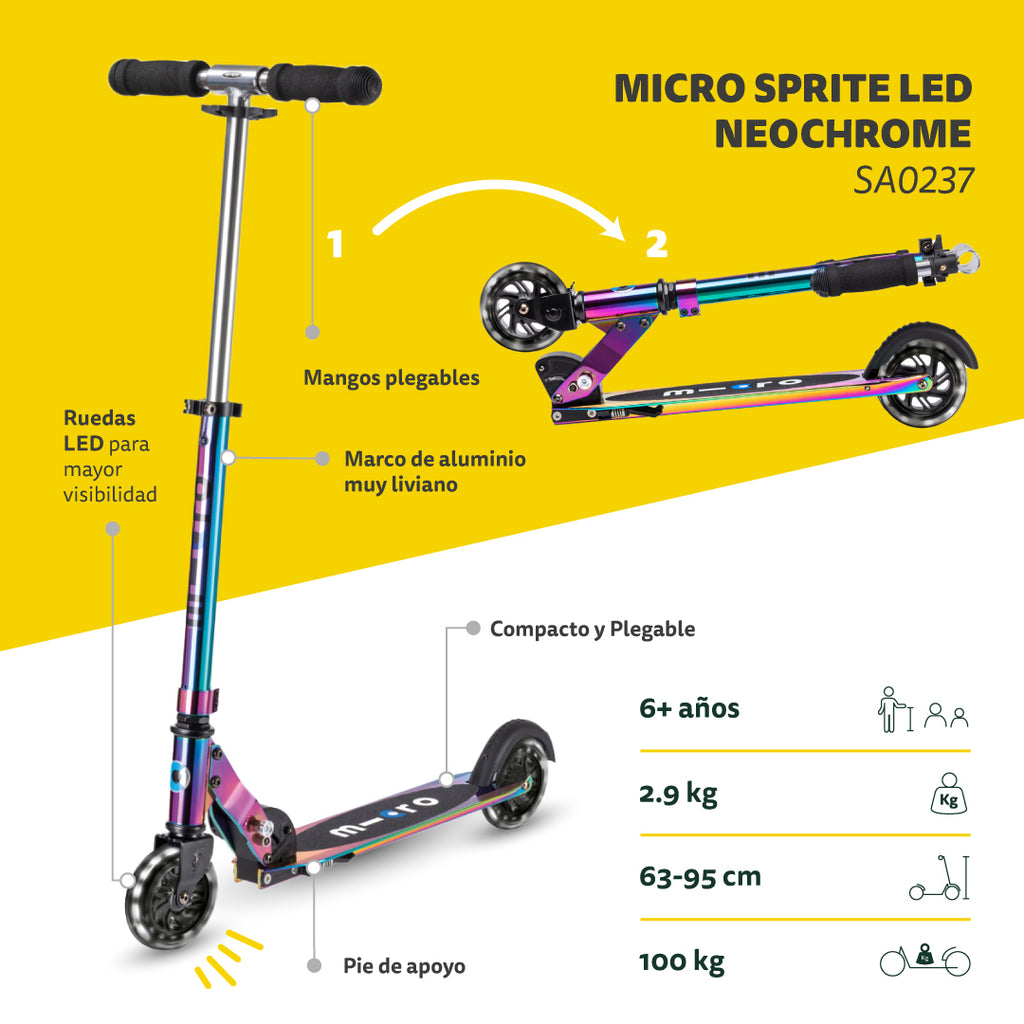 Micro Scooter Sprite LED Neochrome
