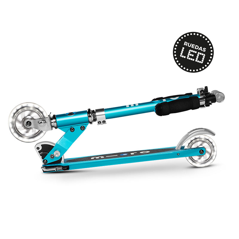 Micro Scooter Sprite LED Celeste