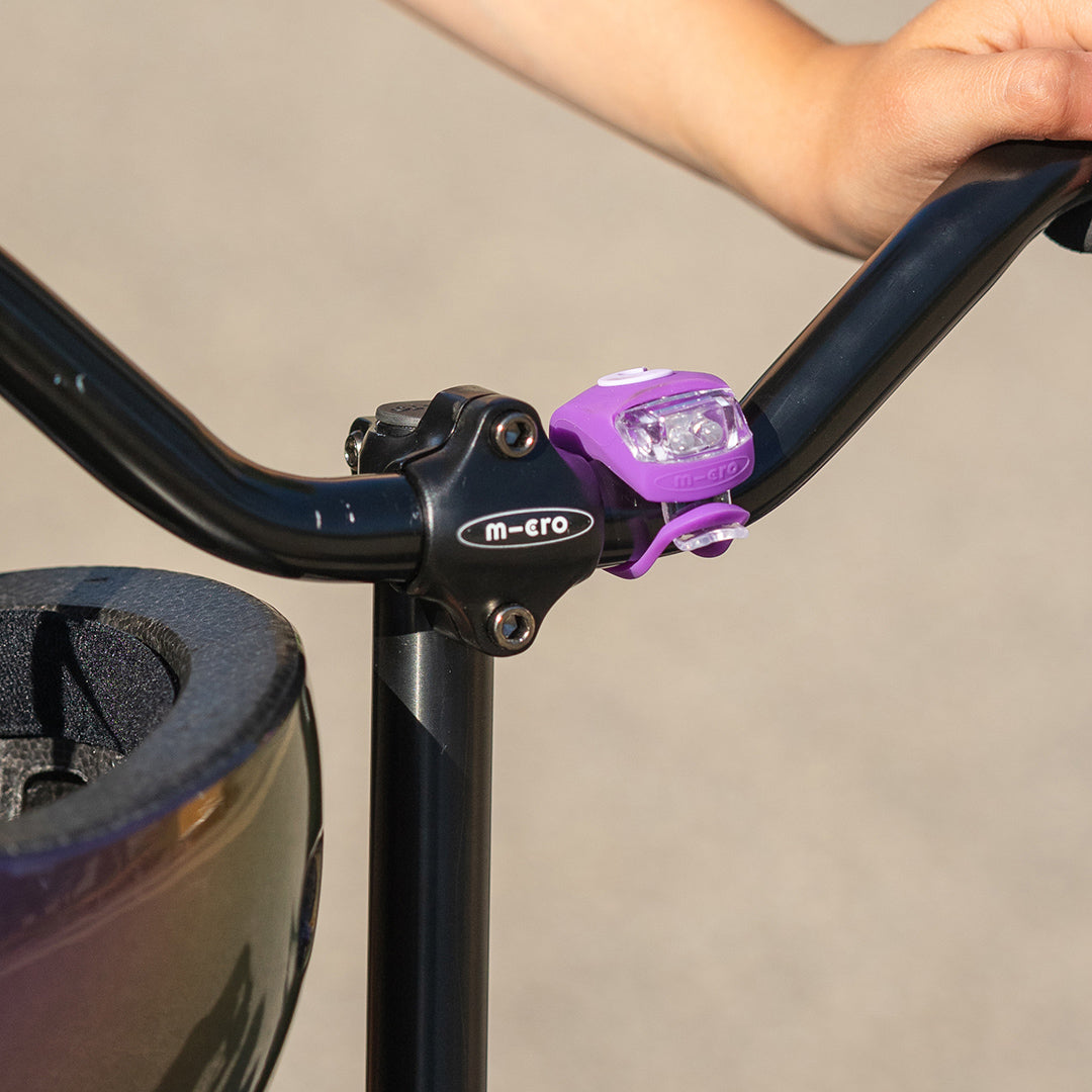 Luz delantera morada para Scooters / Accesorio Micro