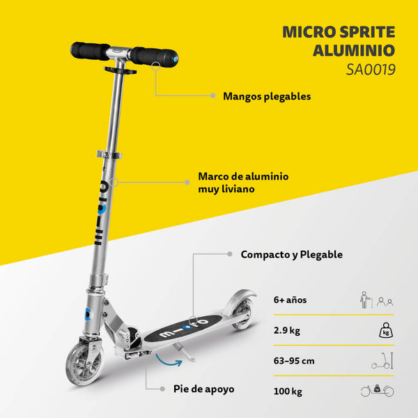 Micro Scooter Sprite Aluminio